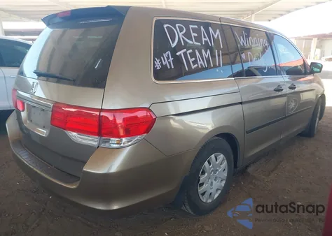 2010 Honda Odyssey Lx z USA, uszkodzony, nr VIN 5FNRL3H29AB004878